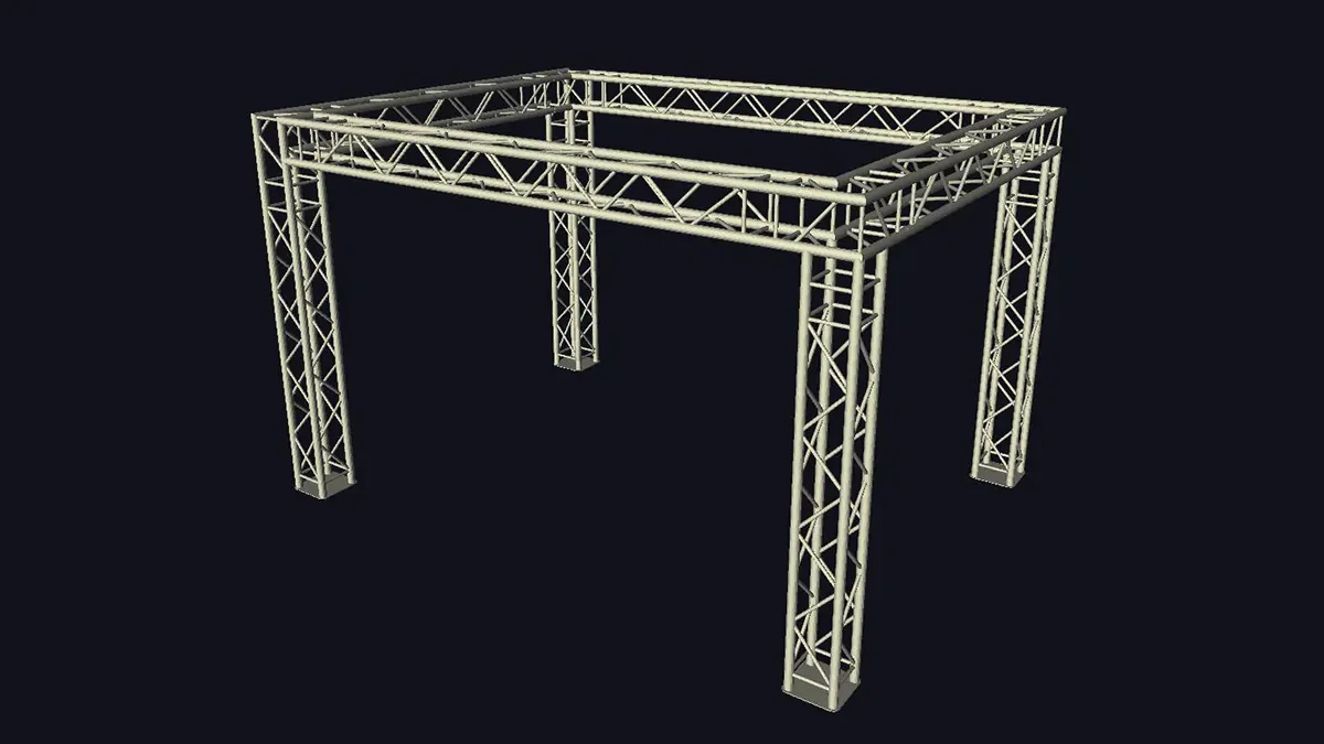 Modelo esboço Box Truss quadrado